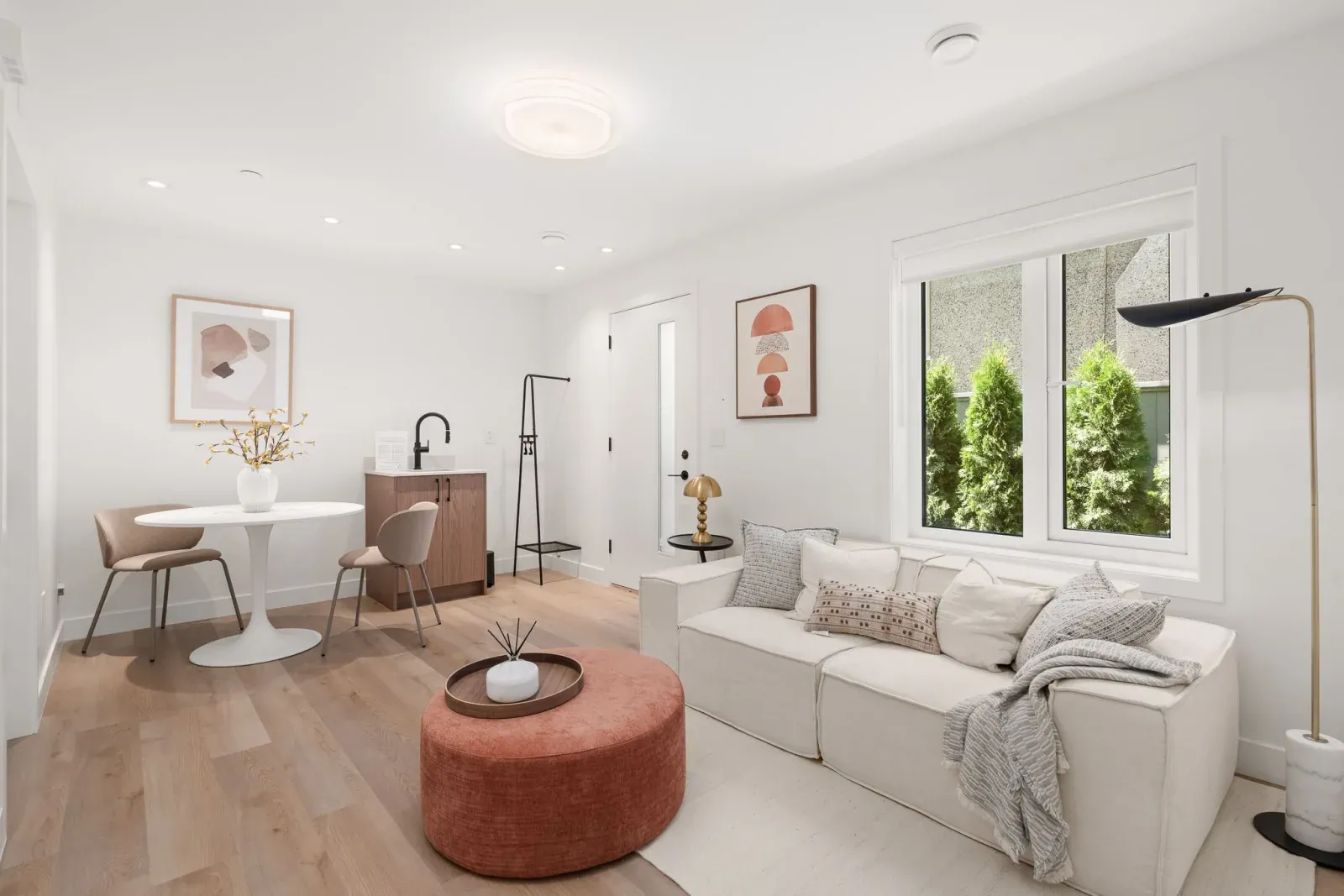 Quintet | 2240 E 40th Ave Fiveplex: secondary suite living area