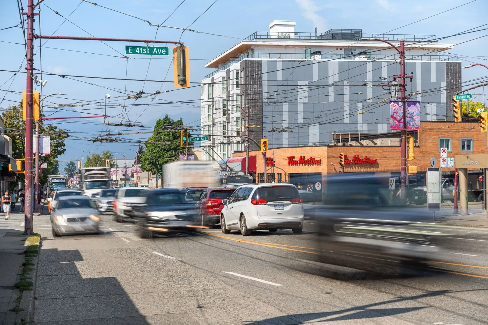 Quintet | 2240 E 40th Ave Fiveplex: neighbourhood, Victoria Drive & E 41st Ave